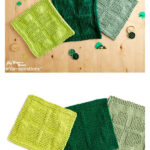 Lucky Charm Dishcloth Free Knitting Pattern
