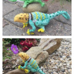 Lustrous lizards Knitting Pattern