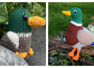 Mallard Duck Amigurumi Knitting Patterns