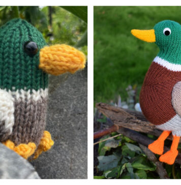 Mallard Duck Amigurumi Knitting Patterns