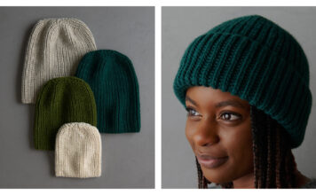 Soft + Cushy Hat Free Knitting Pattern