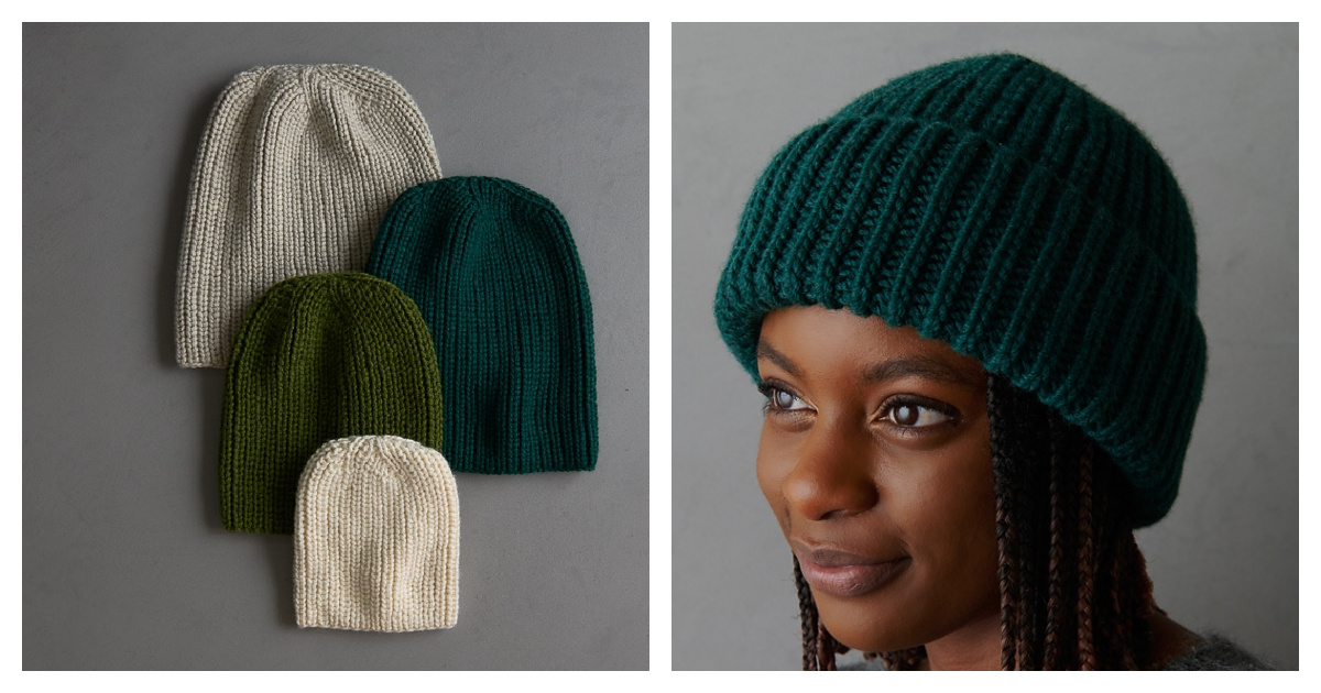 Soft + Cushy Hat Free Knitting Pattern
