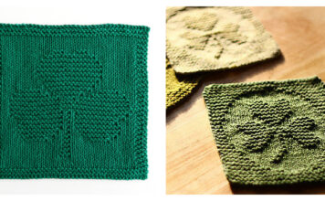 St. Patrick's Day Washcloth Knitting Patterns