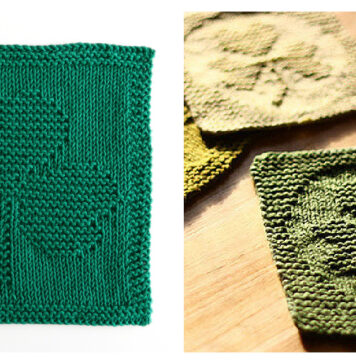 St. Patrick's Day Washcloth Knitting Patterns