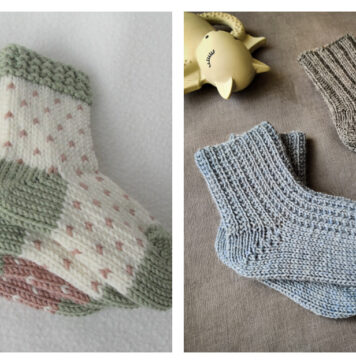 10+ Tiny Toes Baby Socks Knitting Patterns