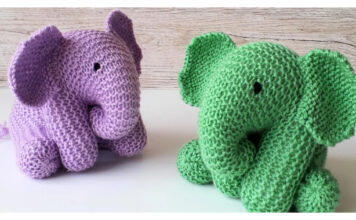 Baby Elephant Knitting Pattern