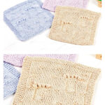 Baby Feet Washcloths Free Knitting Pattern