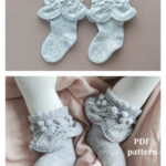 Baby Girl Socks Knitting Pattern
