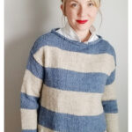 Blue Christmas Pullover Free Knitting Pattern