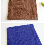 Bunny Dishcloth Free Knitting Pattern