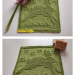 Bunny Dishcloth Knitting Pattern