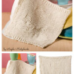 Bunny Love Dishcloth Free Knitting Pattern