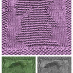 Bunny Rabbit Square Free Knitting Pattern
