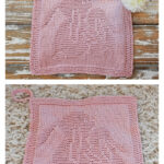Cuddly Bunnies Washcloth Knitting Pattern