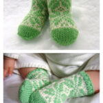 Flakey Baby Socks Free Knitting Pattern