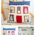 House Pillow Knitting Pattern
