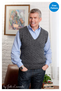 10+ Men's Vest Knitting Patterns