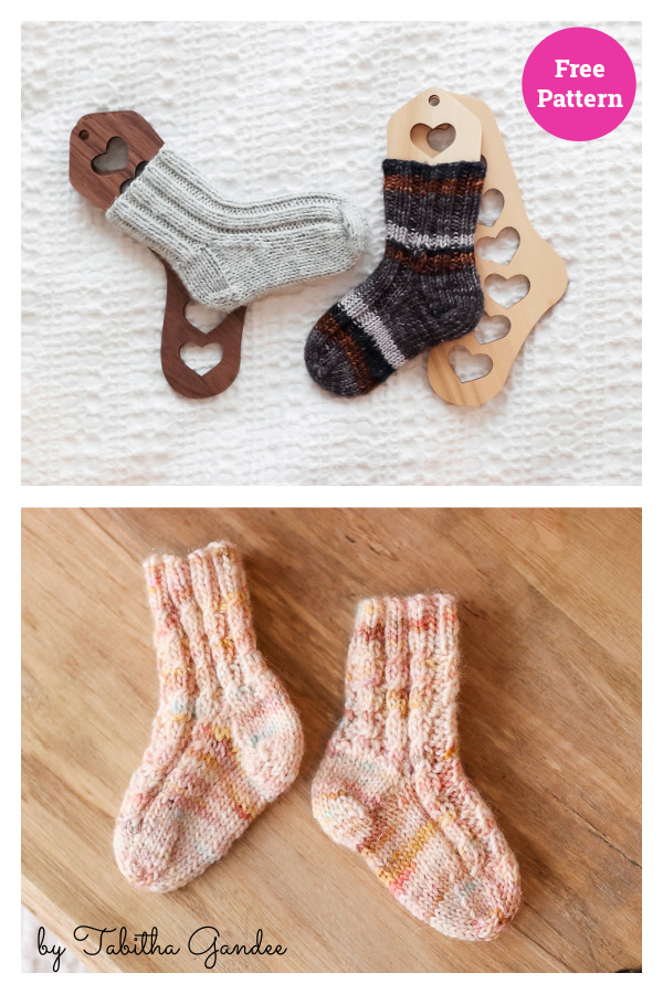 Perfect Newborn Socks Free Knitting Pattern