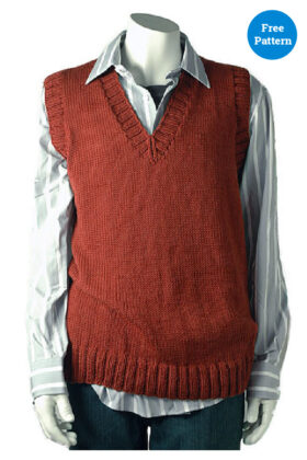 10+ Men's Vest Knitting Patterns - Page 2 of 3