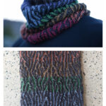 Rainbow Road Cowl Knitting Pattern