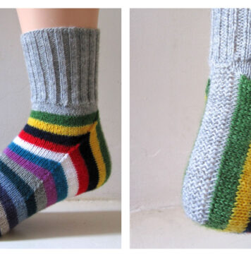 Squircle Socks Free Knitting Pattern Squircle Socks Free Knitting Pattern