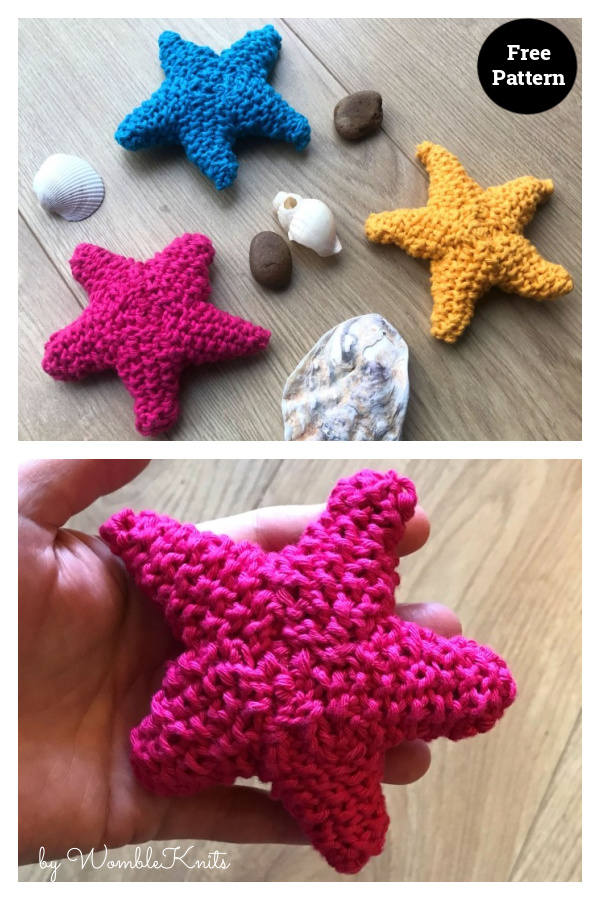 Amigurumi Steffy Starfish Free Knitting Pattern