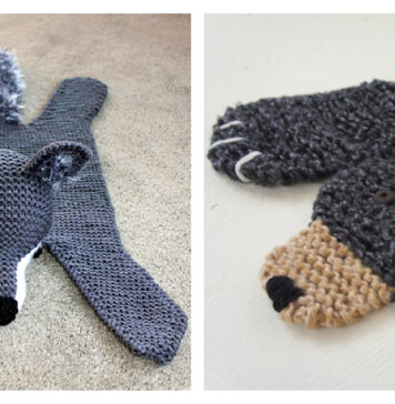 Animal Rug Knitting Patterns
