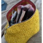 Autumn Sun Makeup Bag Free Knitting Pattern