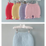 Baby Girl Pants Diaper Cover Knitting Pattern