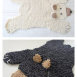 Bear Rug Knitting Pattern