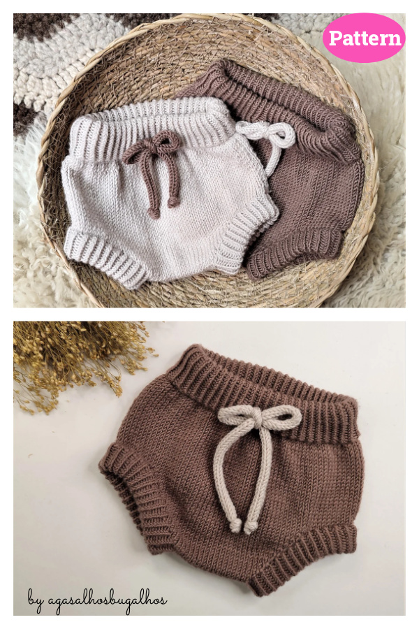 Brownie Baby Bloomers Knitting Pattern 