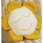 Daisy Pillow Free Knitting Pattern