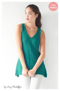 Filia Tank Top Free Knitting Pattern