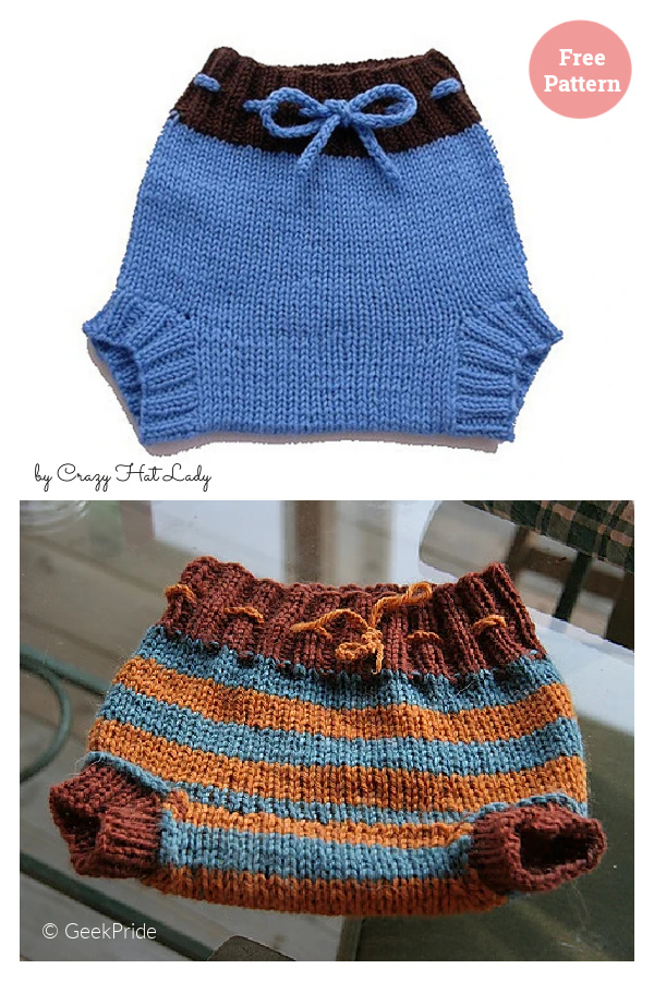Frantic Mama Knitted Soaker Free Knitting Pattern