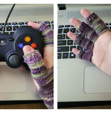 Gaming Gloves Free Knitting Pattern