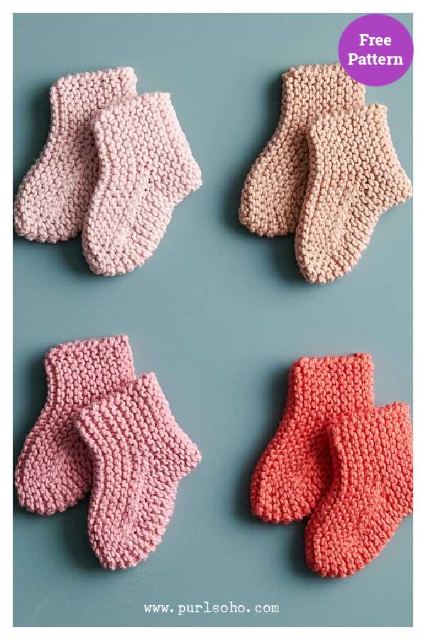 Happy Feet Baby Booties Free Knitting Pattern