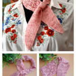Lenço Petúnia Scarf Free Knitting Pattern