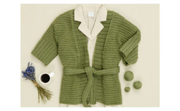 Sophie Textured Waistcoat Free Knitting Pattern