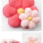 Spring Flower Pillows Knitting Pattern