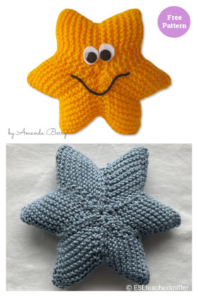 5 Amigurumi Starfish Knitting Patterns