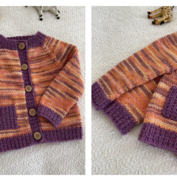 Wren Baby Cardigan Free Knitting Pattern