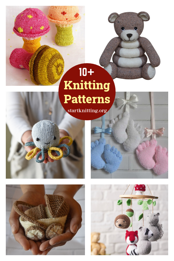 10+ Fun Baby Shower Gift Knitting Patterns