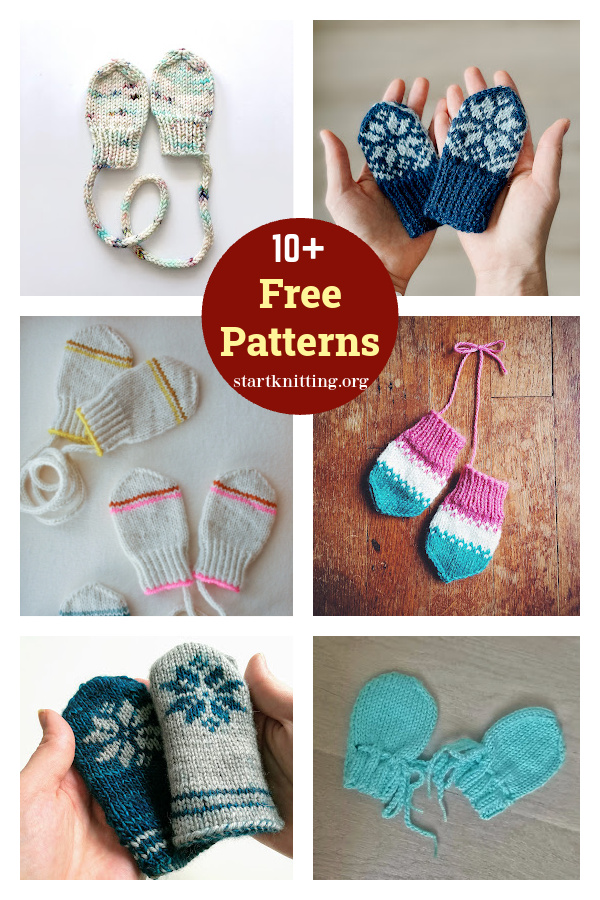 10+ No Scratch Baby Mitts Free Knitting Patters 