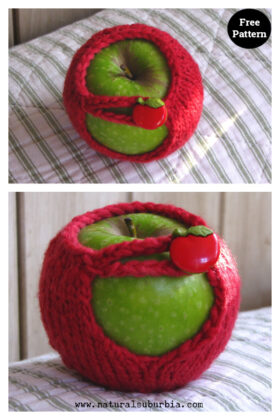 6 Fruit Cozies Free Knitting Patterns