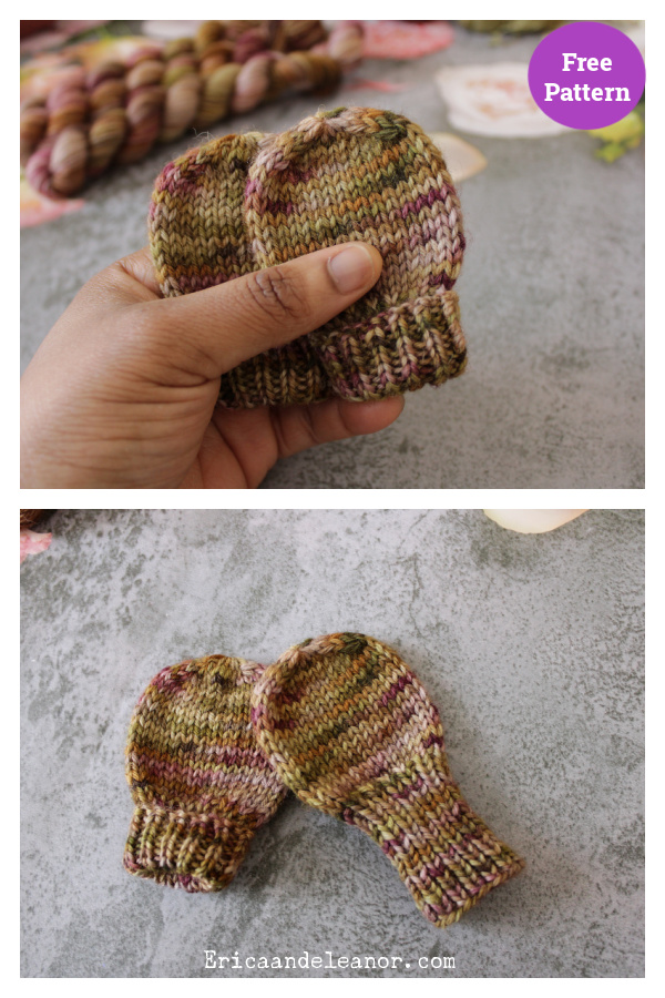 Baby Mittens Free Knitting Pattern