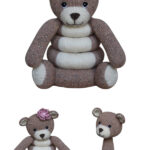 Bear Stacking Toy Knitting Pattern