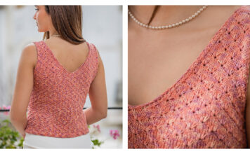Beija Flor Sleeveless Top Free Knitting Pattern