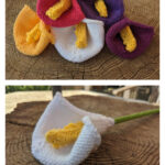 Calla Lily Knitting Pattern