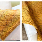 Easy Argyle Chunky Throw Free Knitting Pattern