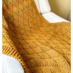 Easy Argyle Chunky Throw Knitting Pattern